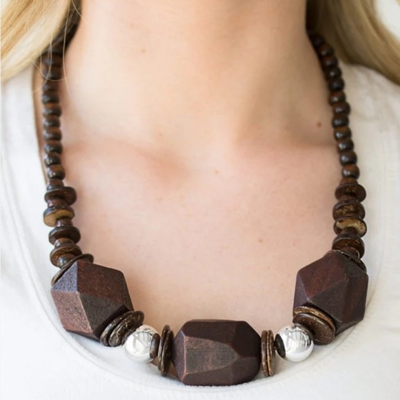 paparazzi Jewelry - Paparazzi Rustic Elegance Jewelry Set Necklace & Earrings